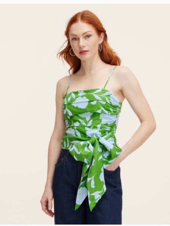 kate spade Tops - kate spade x target | Rose Ruched Linen Tank Top